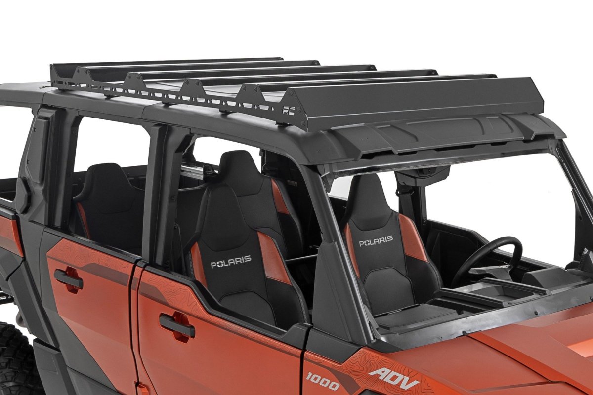 Polaris XPEDITION ADV 5 Ultimate Roof Rack - Rough Country - Xpedition with adjustable cross rails and powder coat finish - 2024+